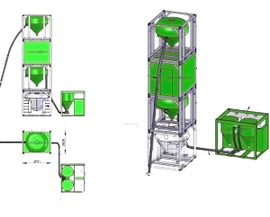 Вакуумная система контейнерного типа для сбора и очистки абразива MB-CMS-4000 [M94828]